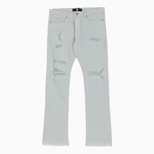 Men's Martin Stacked Fit Rip Repair Slim Denim Pant