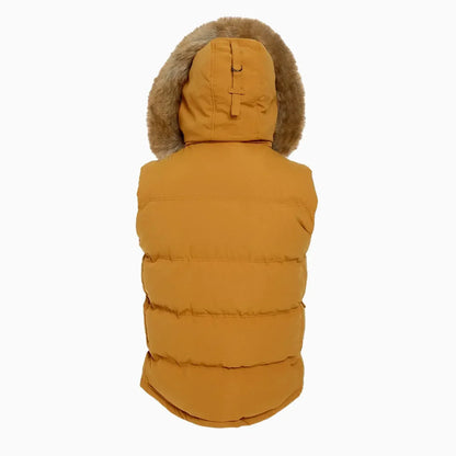 Men's Yukon Fur Lined Puffer Vest