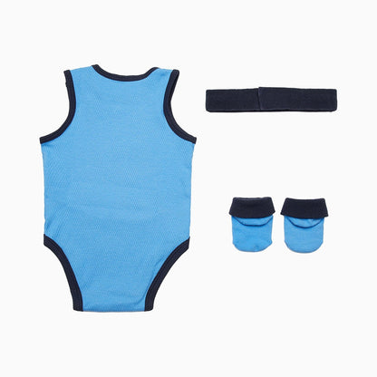 Kid's Jumpman 3-Piece Mesh Jersey Bodysuit Set Outfit