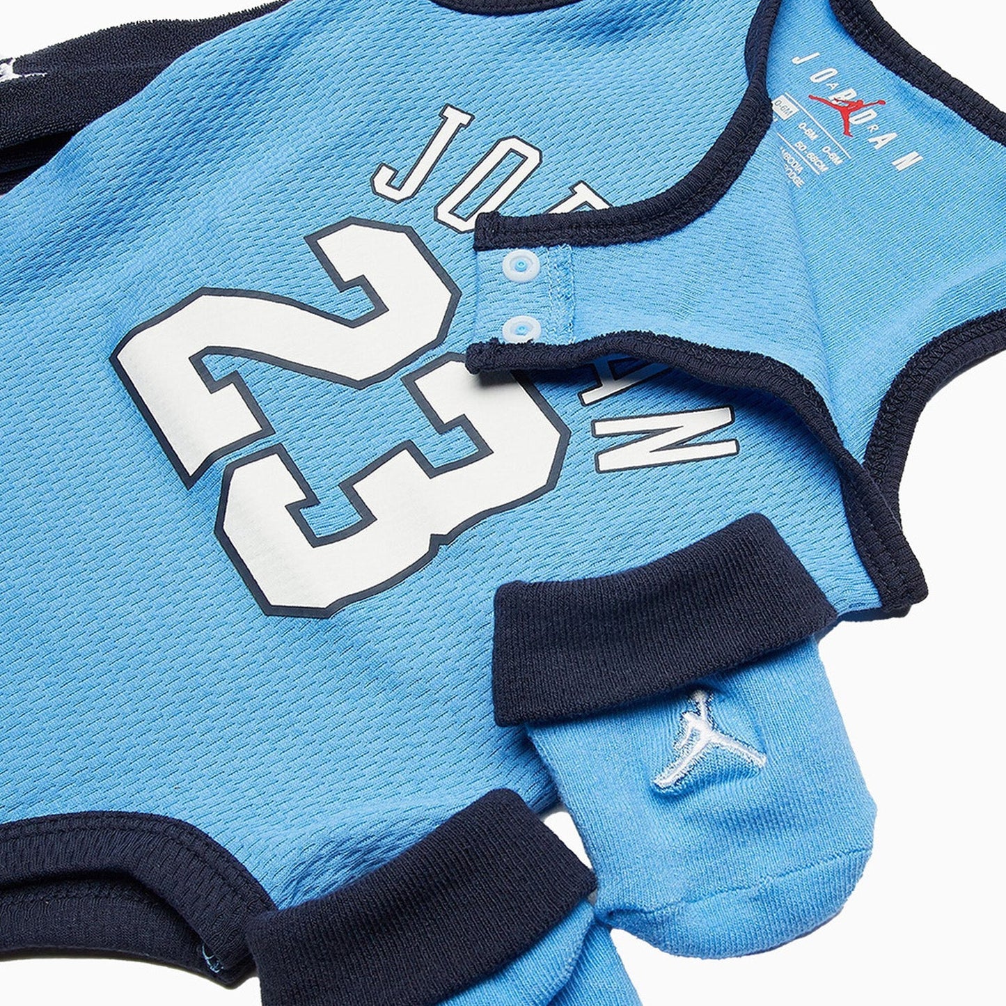 Kid's Jumpman 3-Piece Mesh Jersey Bodysuit Set Outfit
