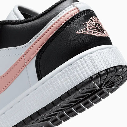 Kid's Air Jordan 1 Low "Black Rust Pink" Grade School