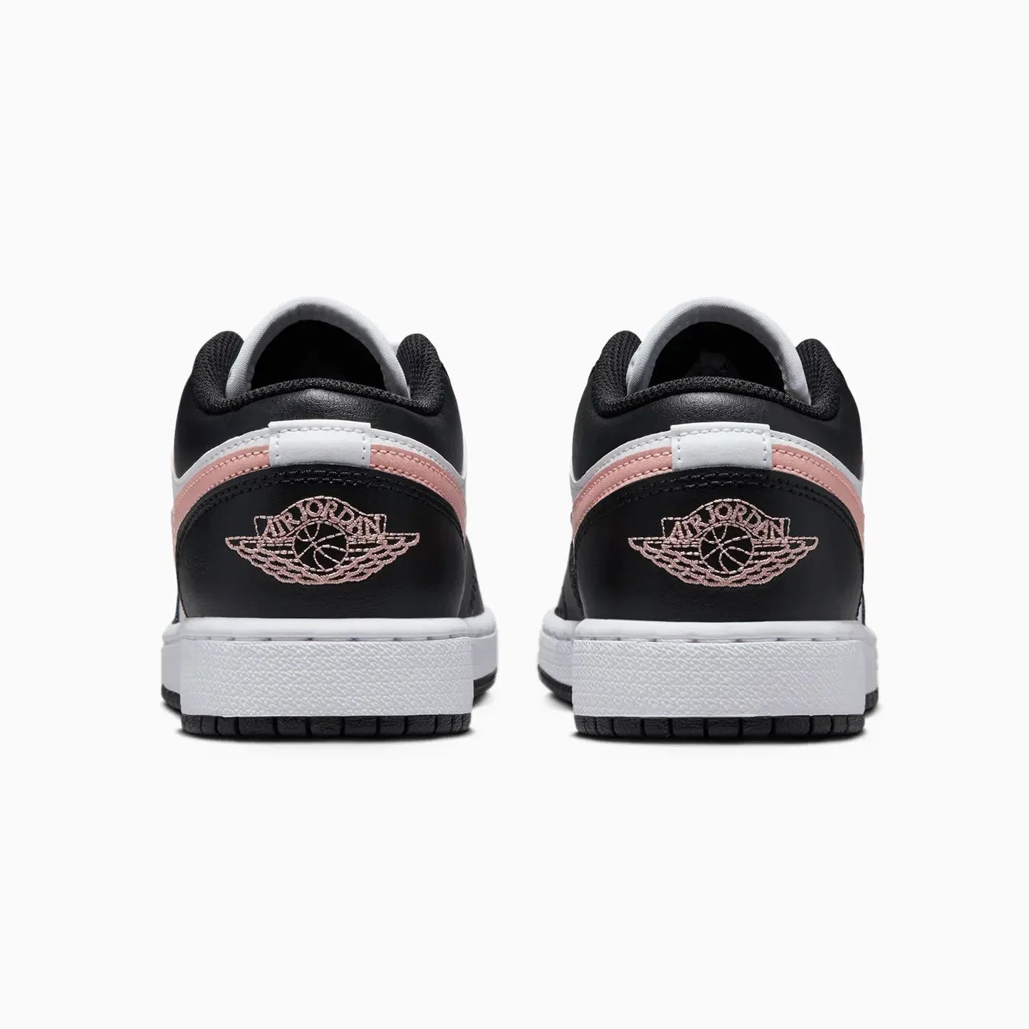 Kid's Air Jordan 1 Low "Black Rust Pink" Grade School