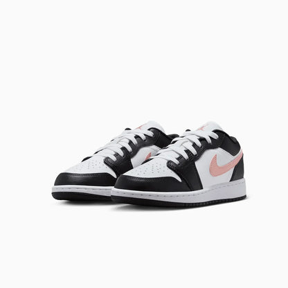 Kid's Air Jordan 1 Low "Black Rust Pink" Grade School