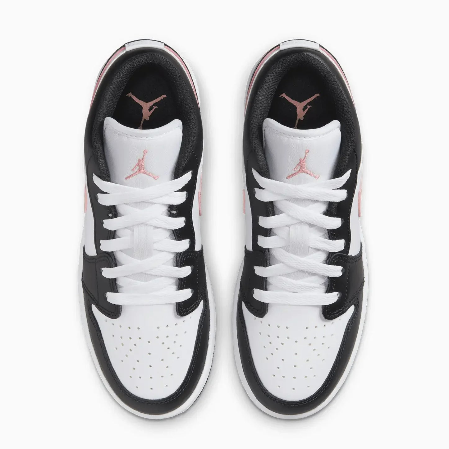 Kid's Air Jordan 1 Low "Black Rust Pink" Grade School