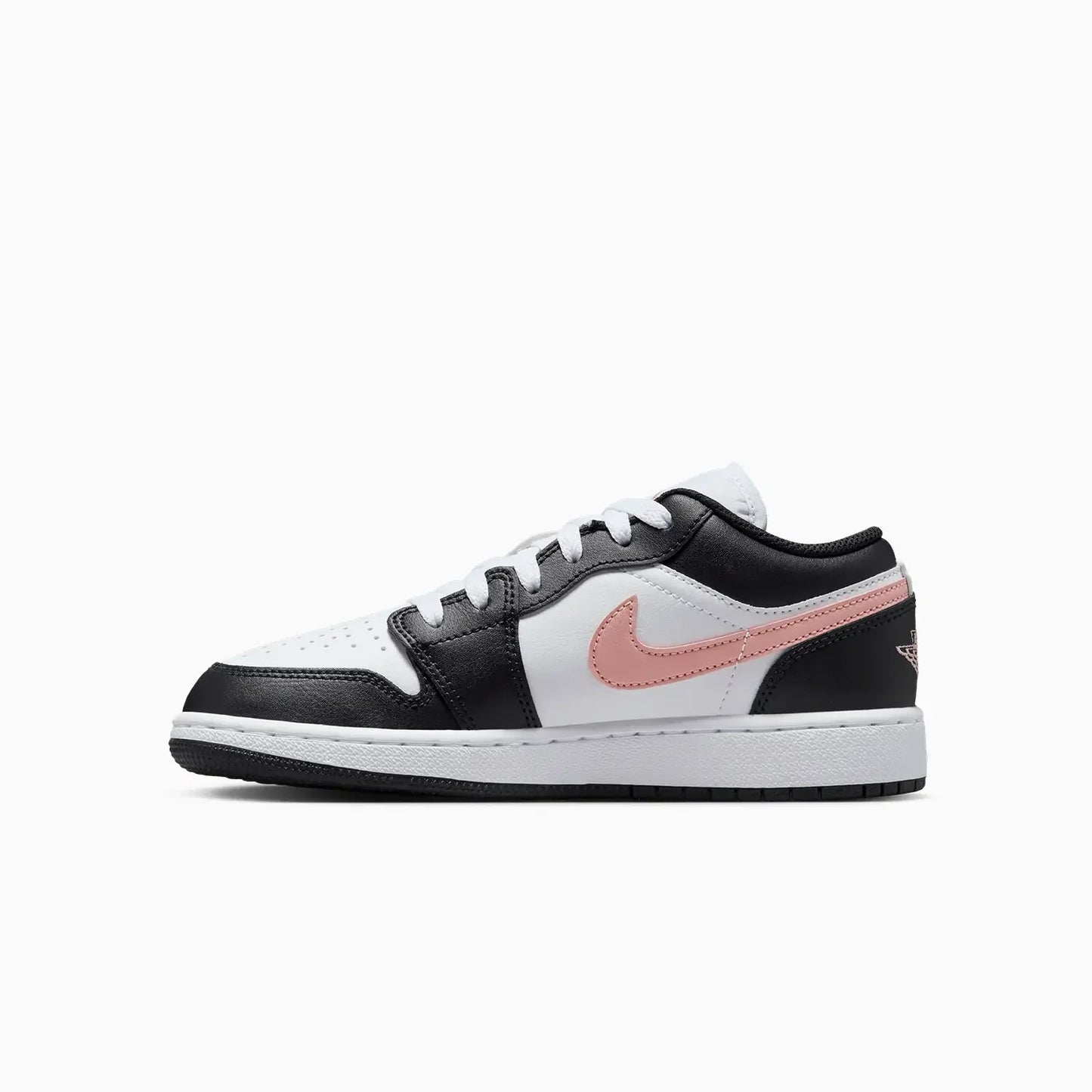 Kid's Air Jordan 1 Low "Black Rust Pink" Grade School
