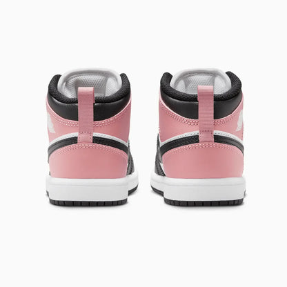 Kid's Air Jordan 1 Mid "Rust Pink Black" Pre-School