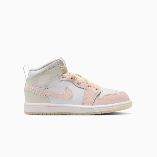 Kid's Air Jordan 1 Mid SE "Flamingo" Pre-School