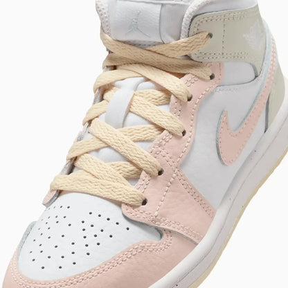 Kid's Air Jordan 1 Mid SE "Flamingo" Pre-School