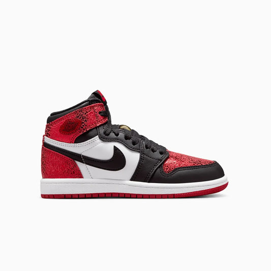 Kid's Air Jordan 1 Retro High OG "Ruby" Pre-School