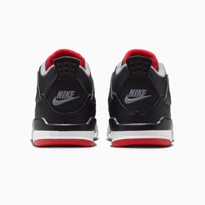 Kid's Air Jordan 4 Retro "Bred Reimagined" Toddlers