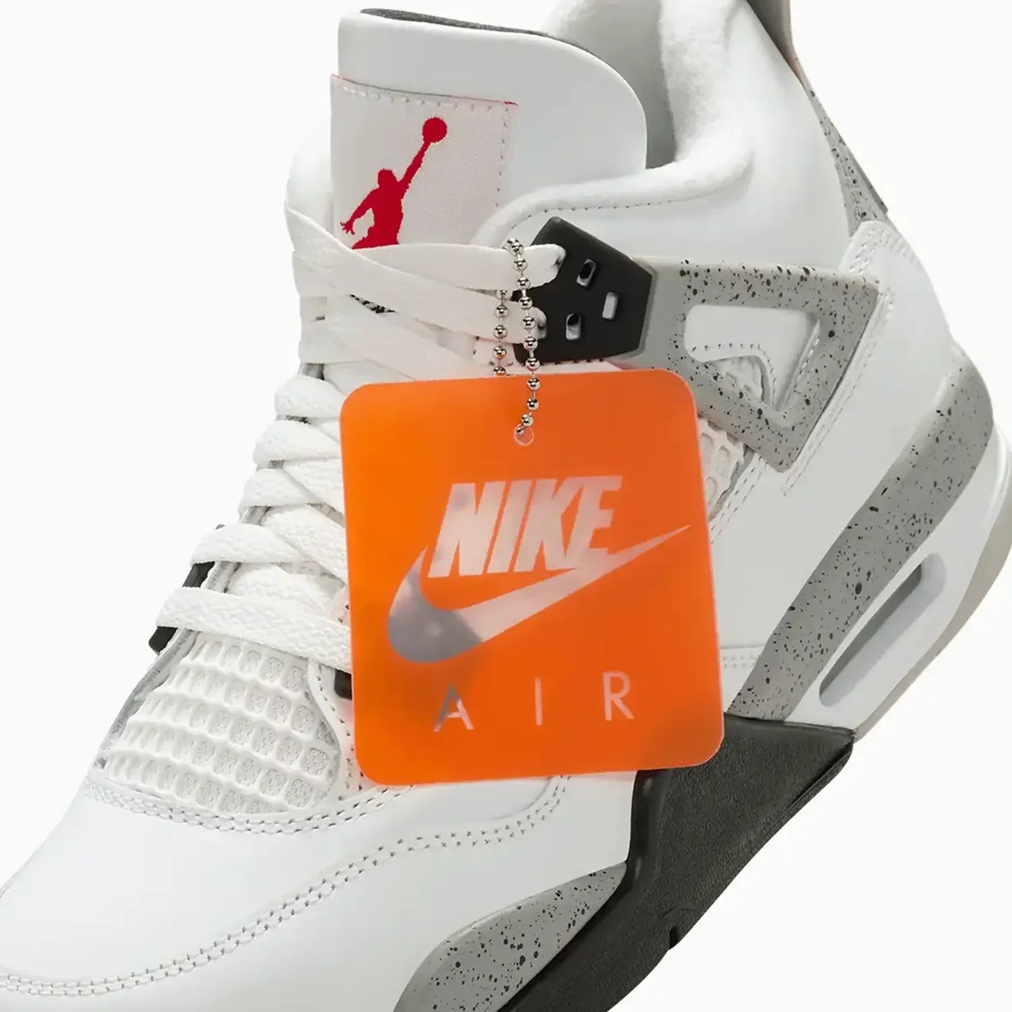 Kid's Air Jordan 4 Retro OG "White Cement" Grade School