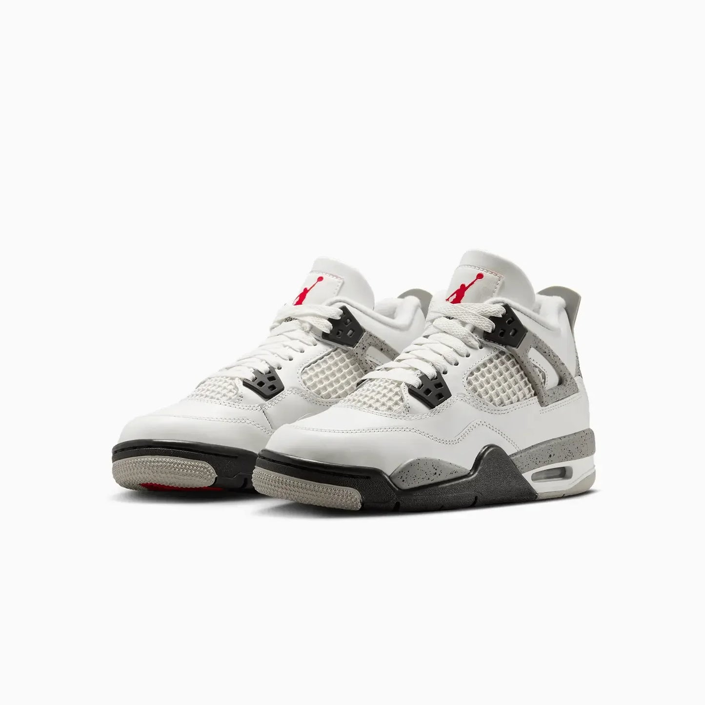 Kid's Air Jordan 4 Retro OG "White Cement" Grade School