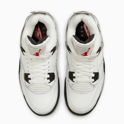 Kid's Air Jordan 4 Retro OG "White Cement" Grade School