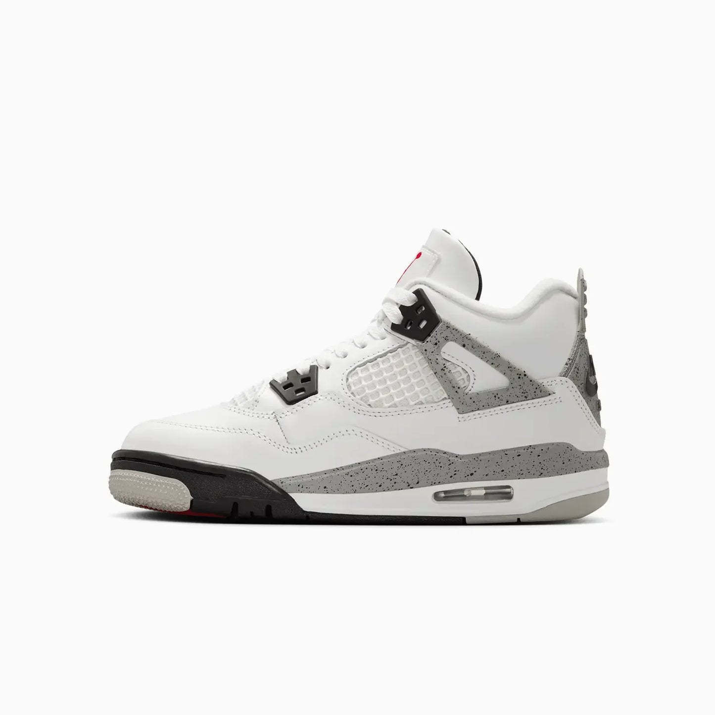 Kid's Air Jordan 4 Retro OG "White Cement" Grade School