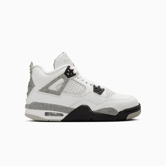 Kid's Air Jordan 4 Retro OG "White Cement" Grade School