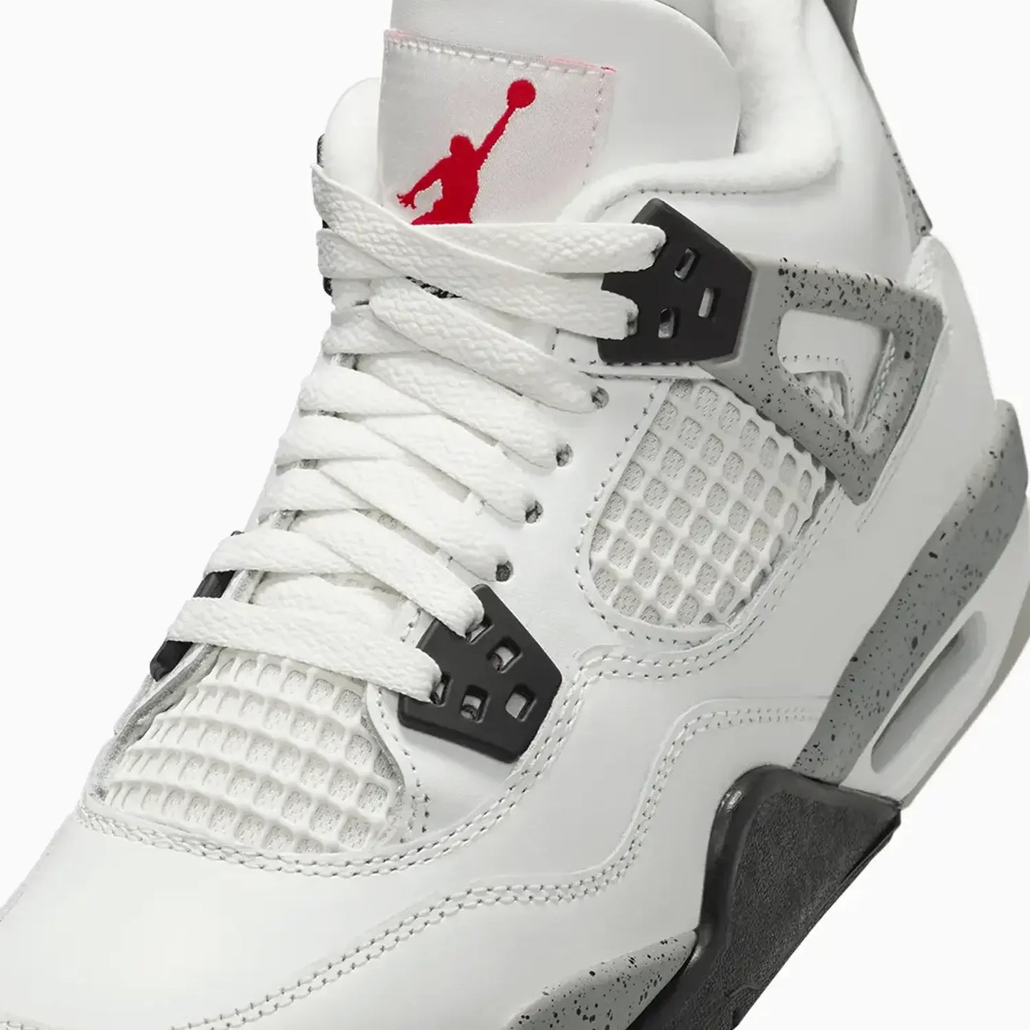Kid's Air Jordan 4 Retro OG "White Cement" Grade School