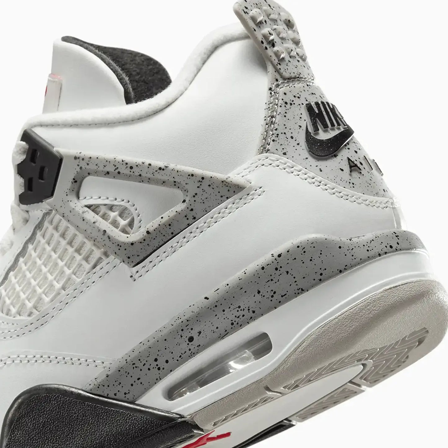 Kid's Air Jordan 4 Retro OG "White Cement" Grade School