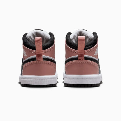 Kid's Jordan 1 Mid "White Rust Pink" Toddlers
