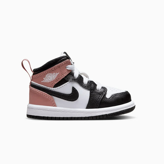 Kid's Jordan 1 Mid "White Rust Pink" Toddlers