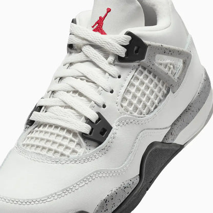 Kid's Jordan 4 Retro OG "White Cement" Pre-School