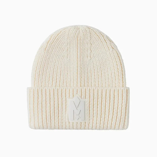 JUDE-MZ Hand Knit Toque With Ribbed Cuff Beanie Hat