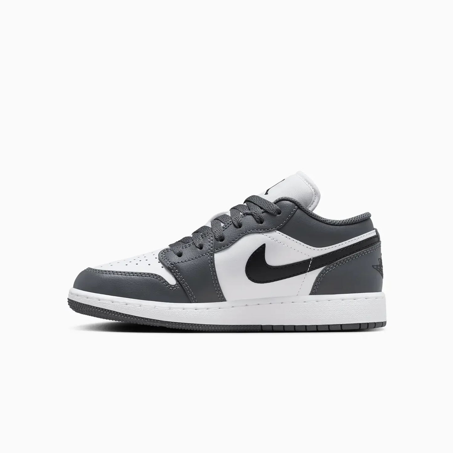 Kid's Air Jordan 1 Low "Iron Grey" Grade School