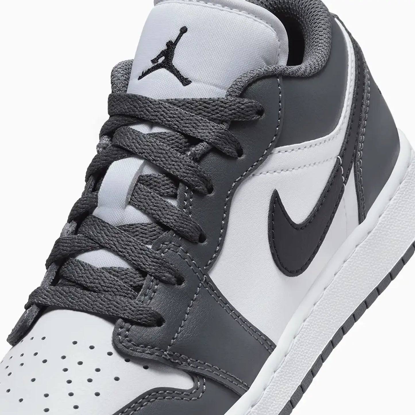 Kid's Air Jordan 1 Low "Iron Grey" Grade School