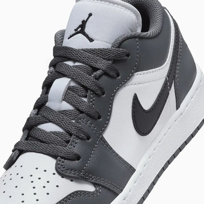 Kid's Air Jordan 1 Low "Iron Grey" Grade School