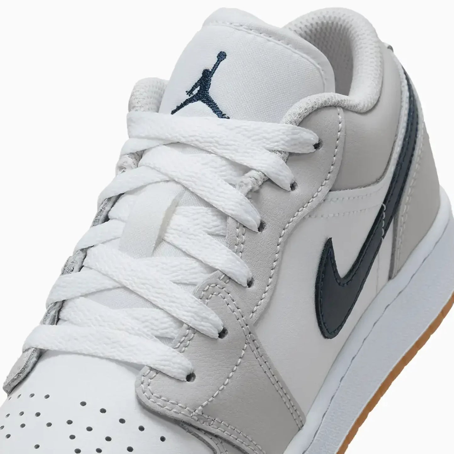 Kid's Air Jordan 1 Low "Neutral Grey" Grade School