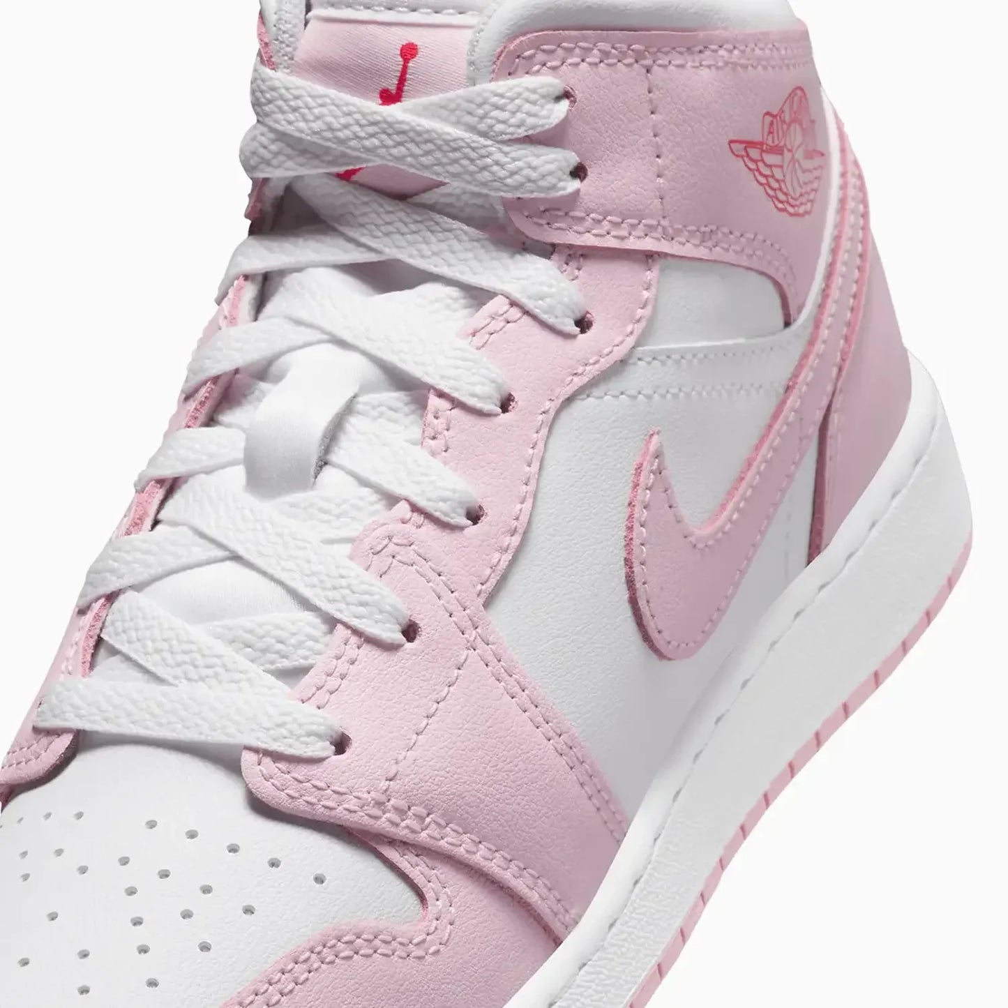 Kid's Air Jordan 1 Mid "Pink Foam" Grade School