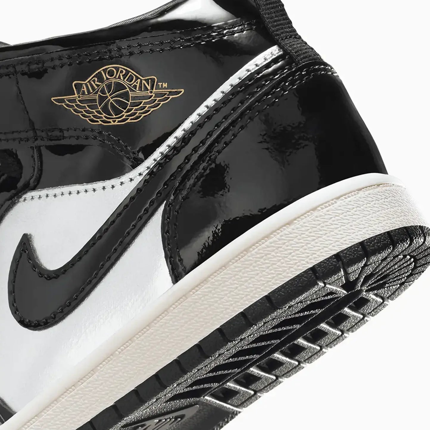 Kid's Air Jordan 1 Mid SE "Black Metallic Silver" Pre School