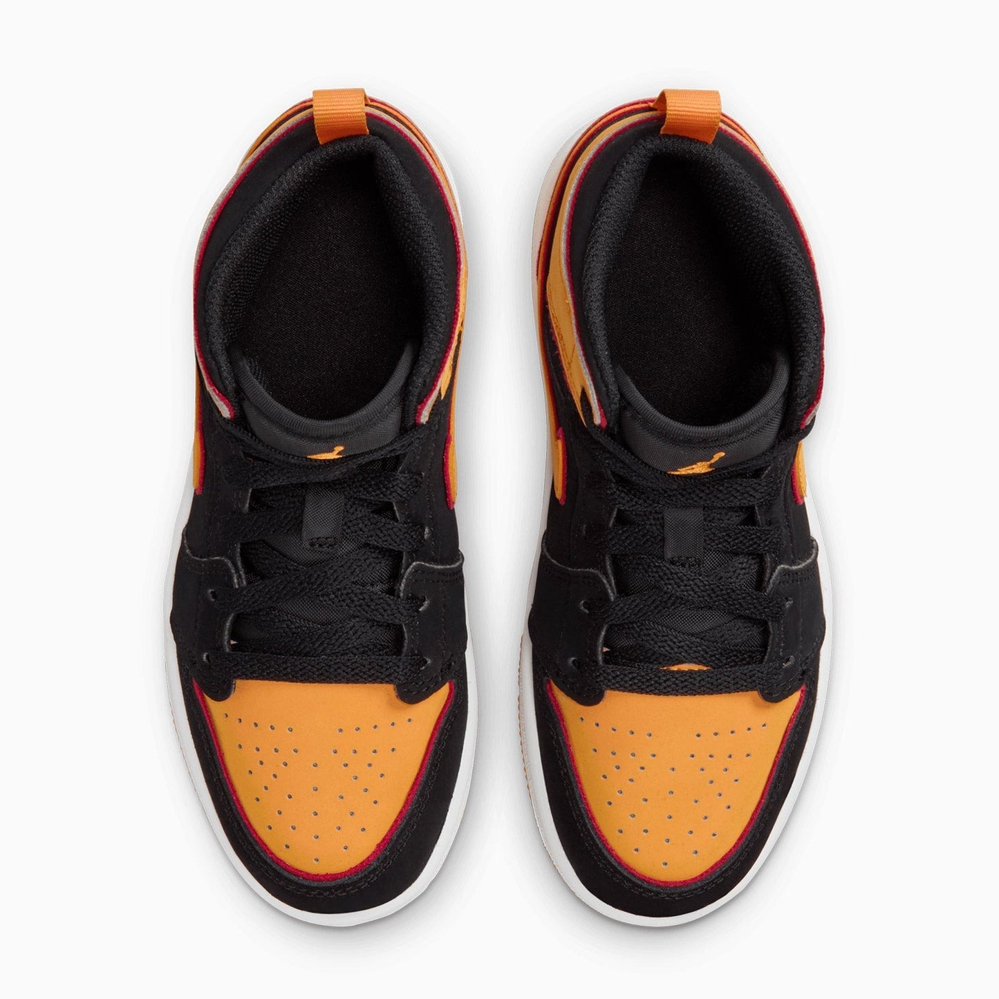 Kid's Air Jordan 1 Mid SE "Vivid Orange" Pre School