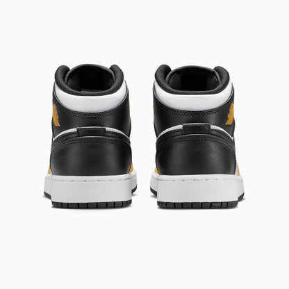Kid's Air Jordan 1 Mid "Yellow Ochre" Grade School