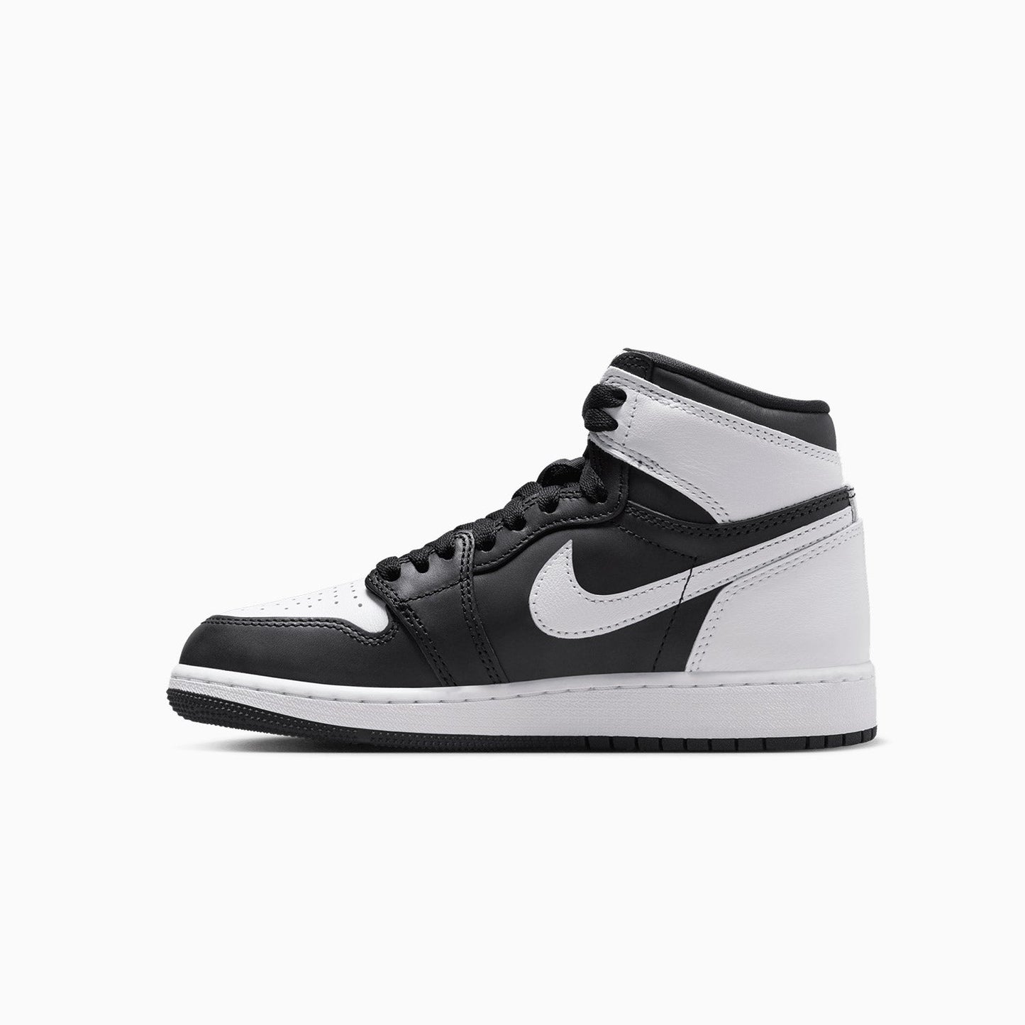 Kid's Air Jordan 1 Retro High OG "Black White" Grade School