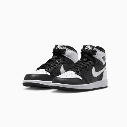Kid's Air Jordan 1 Retro High OG "Black White" Grade School