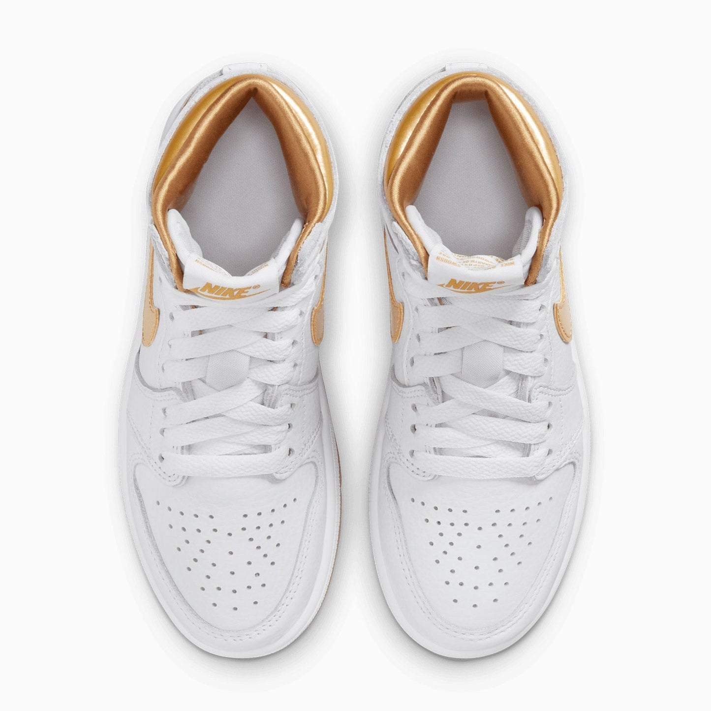 Kid's Air Jordan 1 Retro High OG "Metallic Gold" Pre School