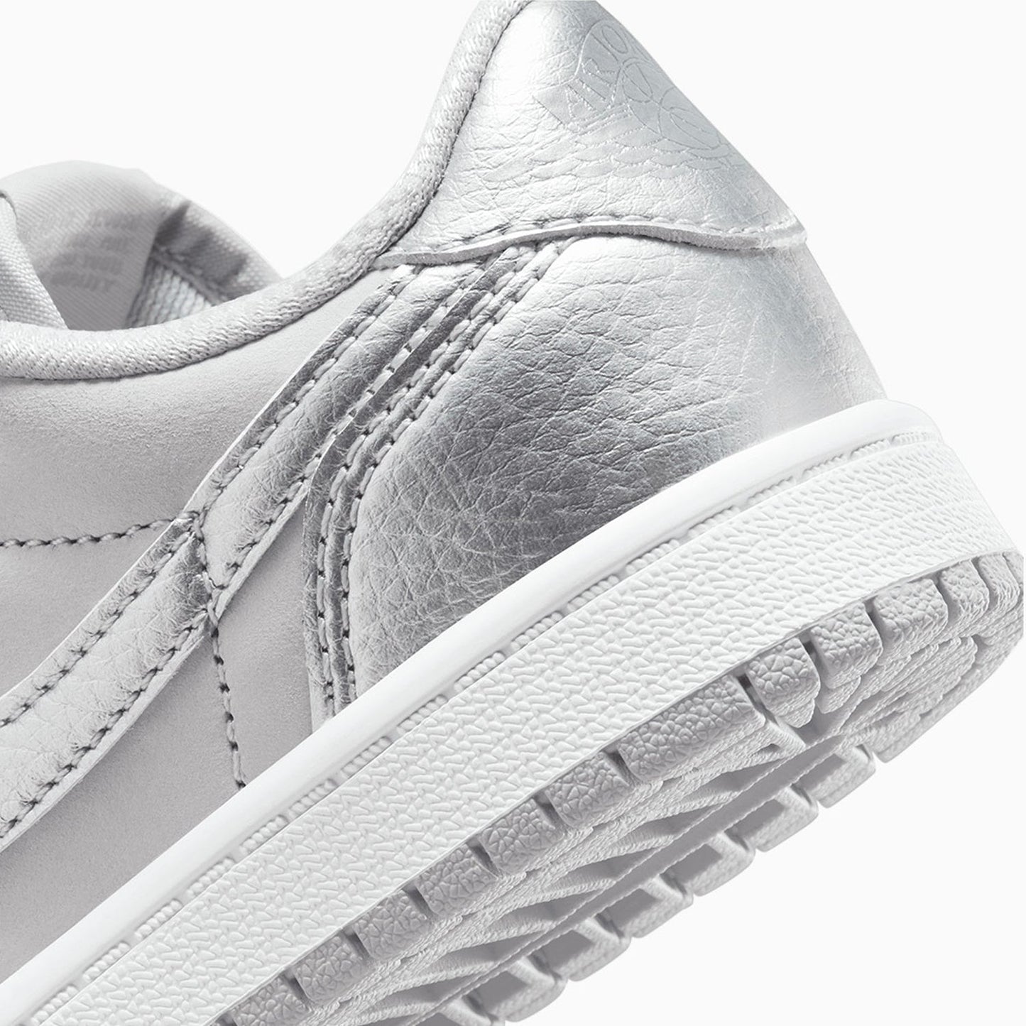 Kid's Air Jordan 1 Retro OG "Metallic Silver" Pre School