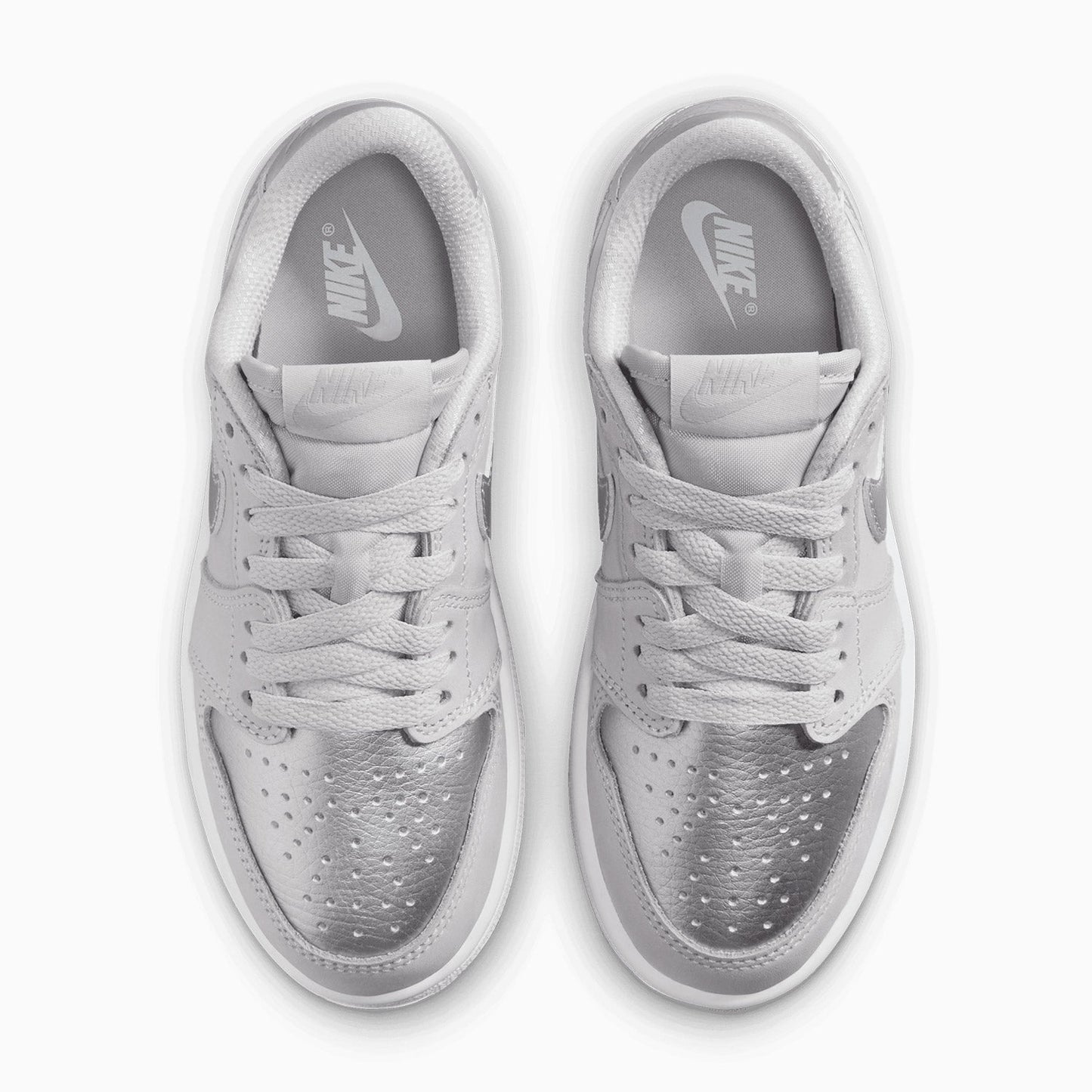 Kid's Air Jordan 1 Retro OG "Metallic Silver" Pre School