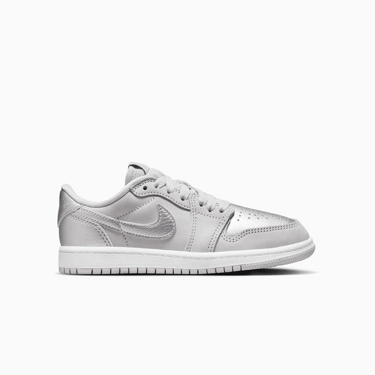 Kid's Air Jordan 1 Retro OG "Metallic Silver" Pre School