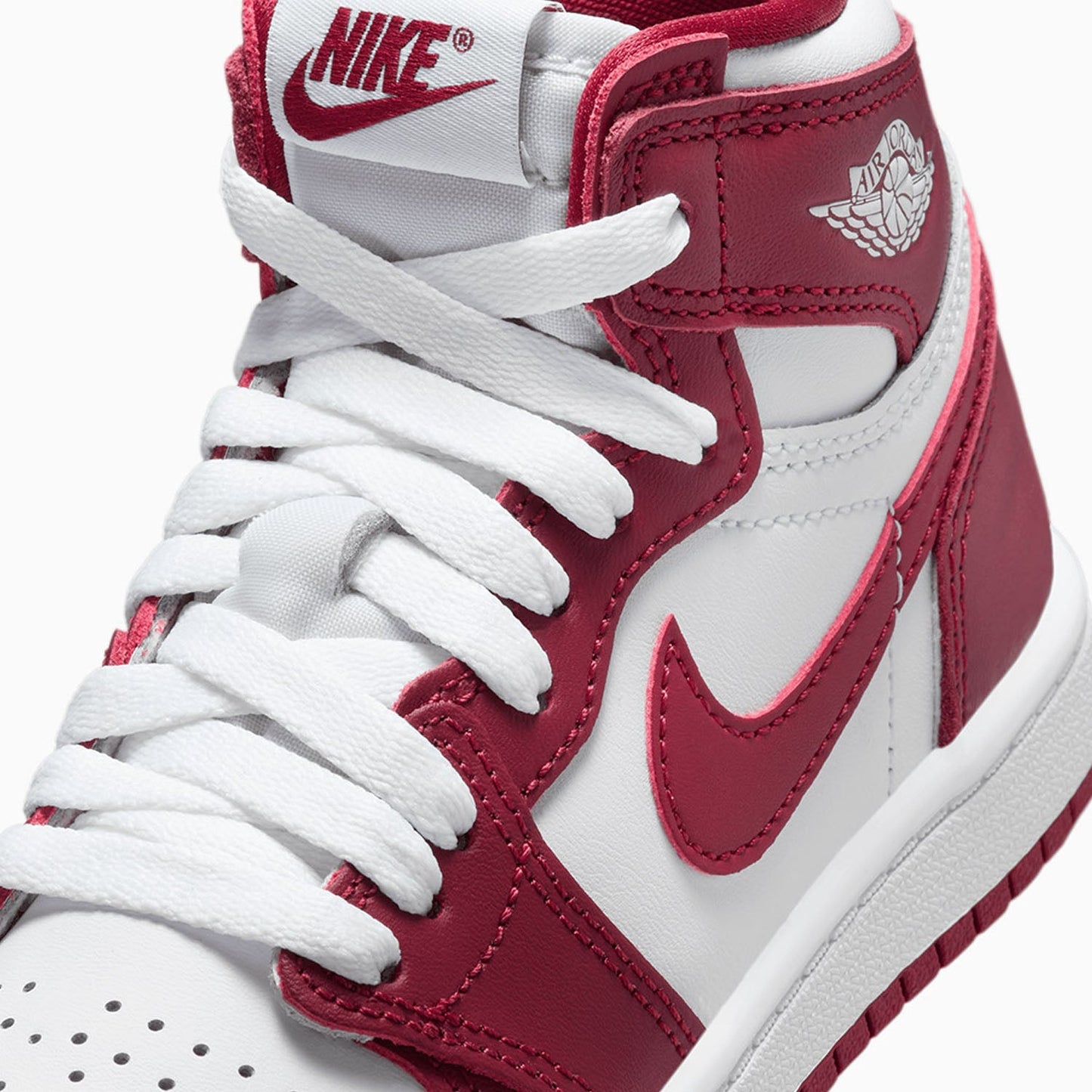 Kid's Air Jordan 1 Retro OG "White Team Red" Pre School