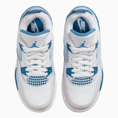 Kid's Air Jordan 4 Retro "Military Blue" Pre School