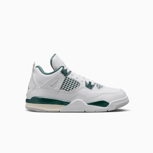 Kid's Air Jordan 4 Retro "Oxidized Green" Pre School