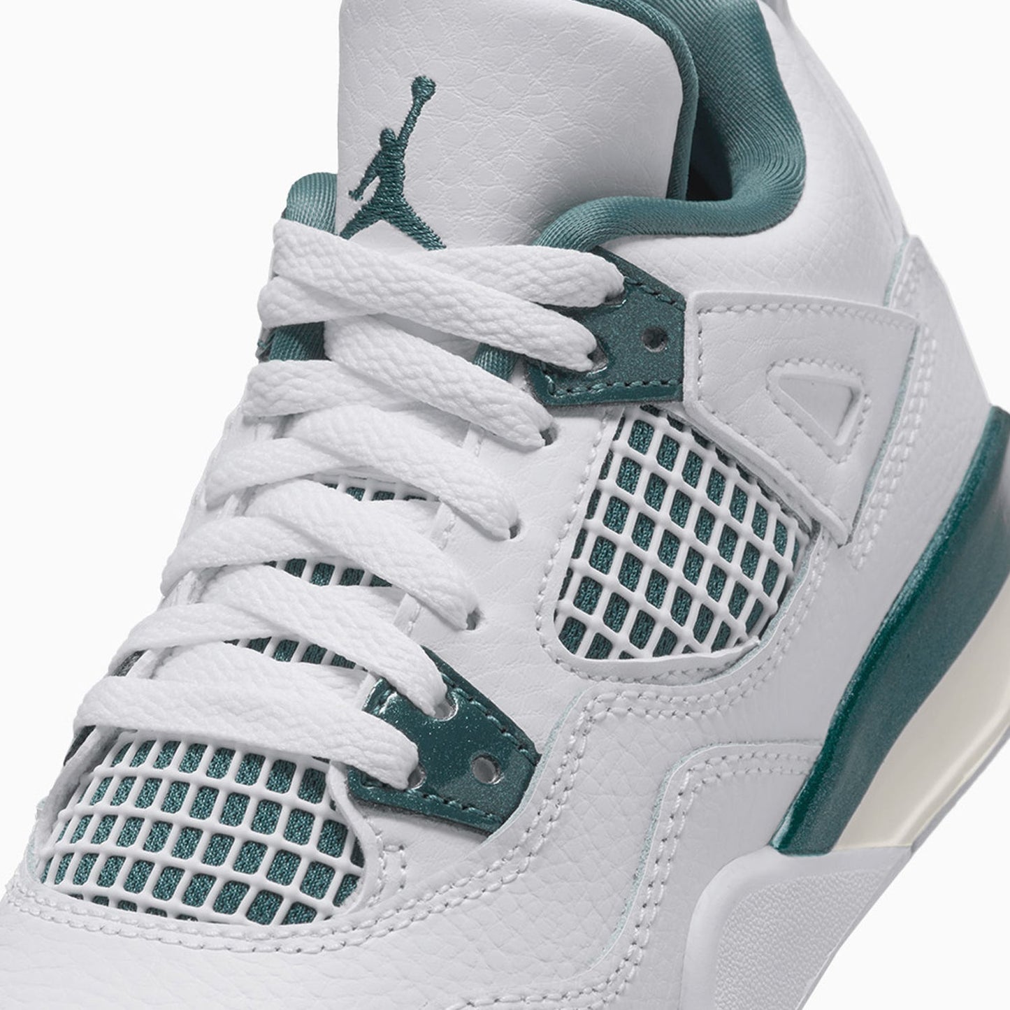 Kid's Air Jordan 4 Retro "Oxidized Green" Pre School