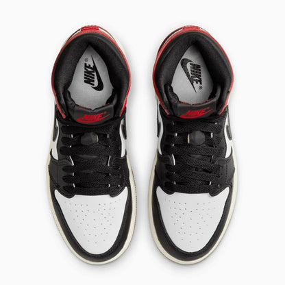 Kid's Jordan 1 Retro High OG "Black Toe Reimagined" Pre School