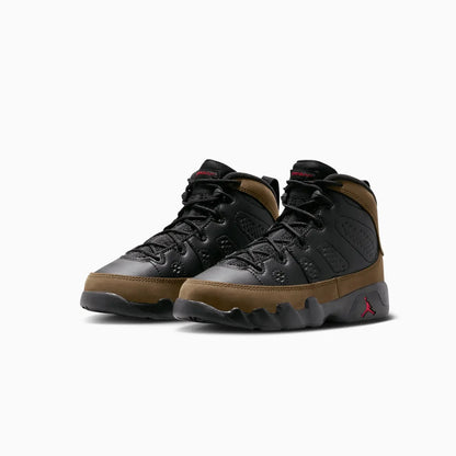 Kid's Air Jordan 9 Retro "Olive" Pre School