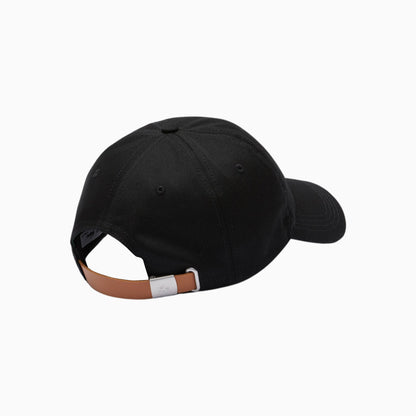 Contrast Strap And Oversized Crocodile Cotton Cap