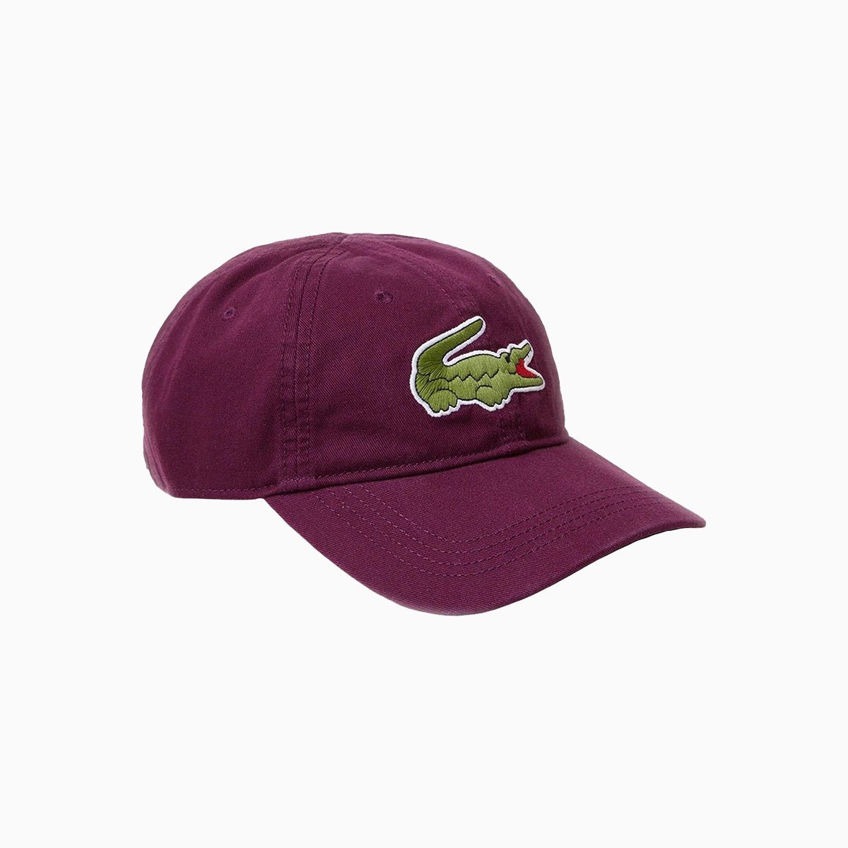 Contrast Strap And Oversized Crocodile Cotton Cap