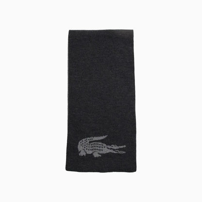 Intersia Crocodile Double Face Scarf