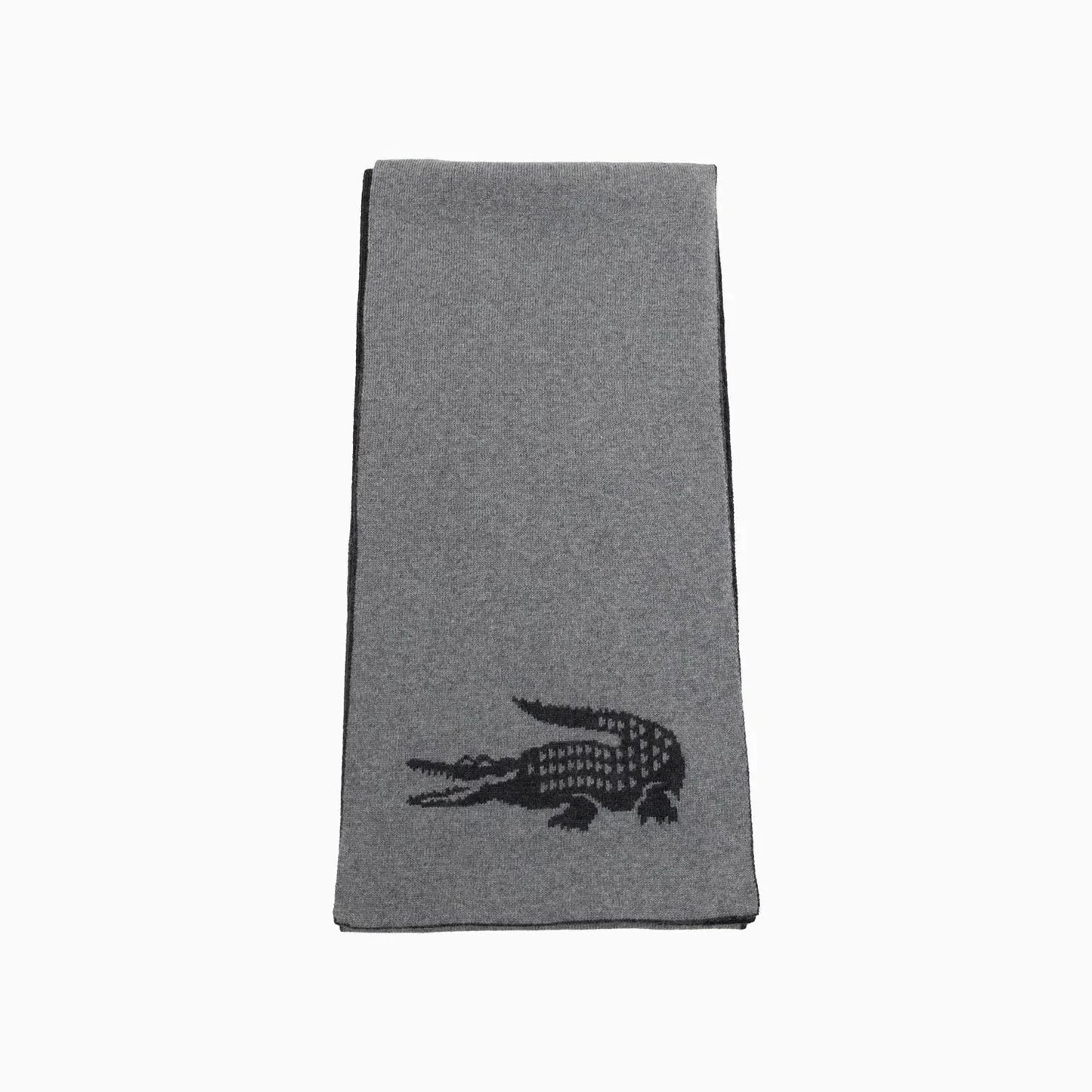 Intersia Crocodile Double Face Scarf
