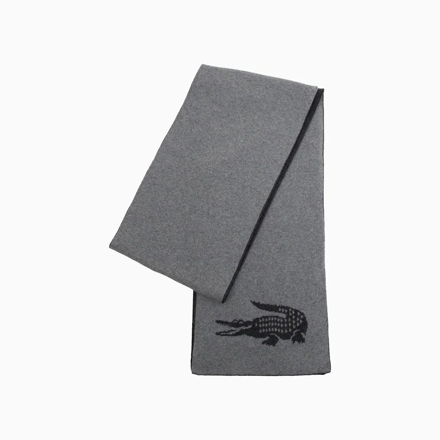 Intersia Crocodile Double Face Scarf